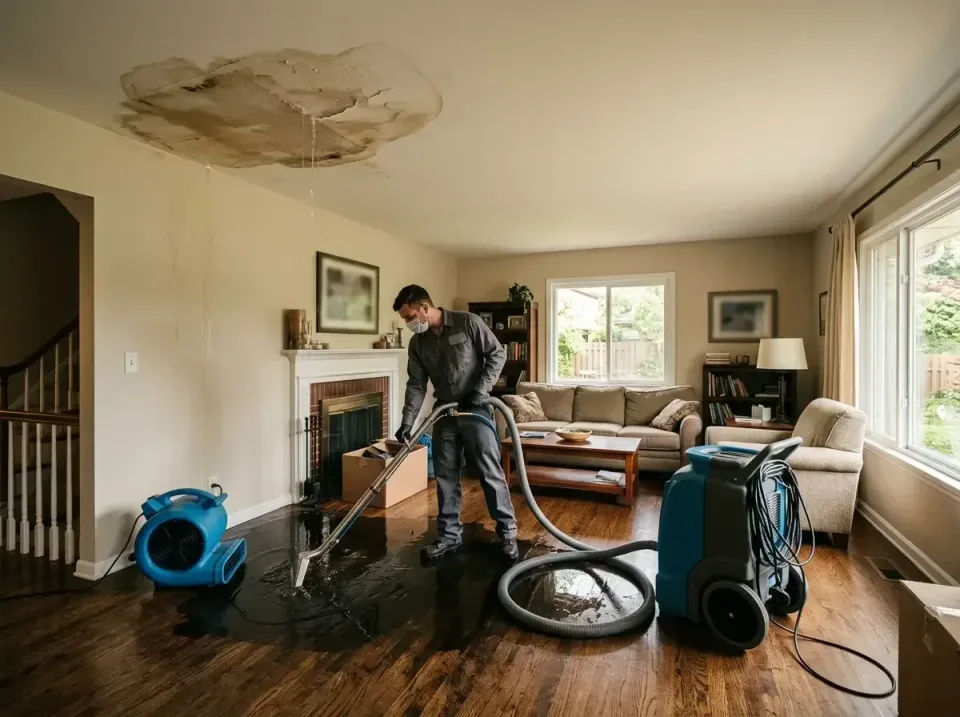 attic-pipe-burst-ceiling-drip-008 — frequently asked questions, Water Damage Restoration & Carpet Care in Mahtomedi, MN